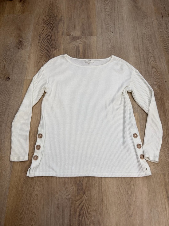 Z Supply Tops - Z Supply Cream Knit Top with Button Detail